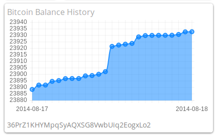 Balance History Widget